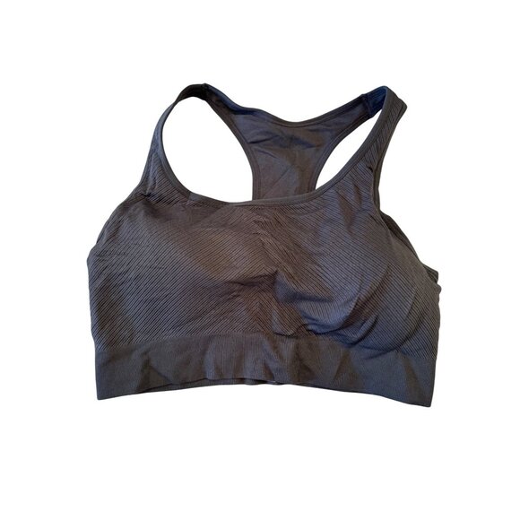 Member Mark XXL RacerBack Sports Bra Medium Support Gray 38DD - 42D NWB - Picture 5 of 8